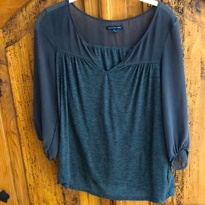American Eagle Gray Blouse